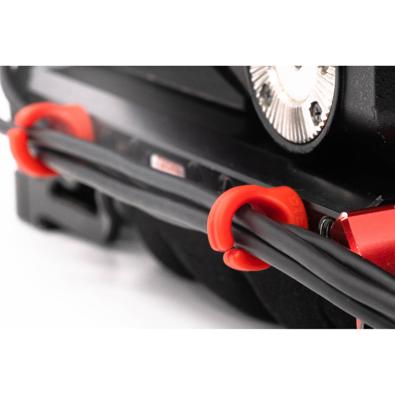 Sprig Cable Management Device for 1/4"-20 Threaded Holes (6-Pack, Orange)