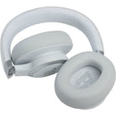 JBL Live 660NC Noise-Canceling Wireless Over-Ear Headphones (White)