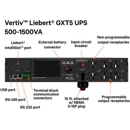VERTIV Liebert GXT5-500LVRT2UXL UPS