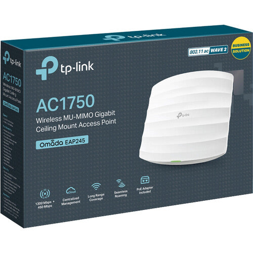 TP-Link EAP245 V3 AC1750 Wireless Dual-Band Gigabit Access Point