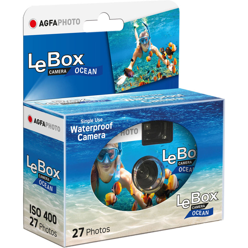 AgfaPhoto LeBox Ocean Waterproof Camera (27 Exposures)