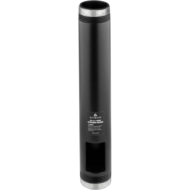 Gabor EC-12 Fixed Extension Column (Black, 12")