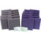 Auralex Home Office Kit with SonoFlat Panels (Purple and Charcoal, 20-Pack)
