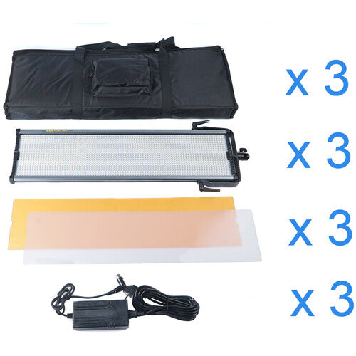 CAME-TV 1806D Daylight LED 3-Panel Kit