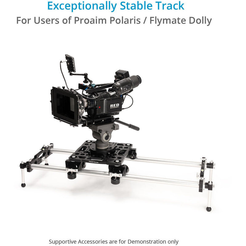 Proaim 8' Track Aluminum Rail Kit for Polaris Dolly