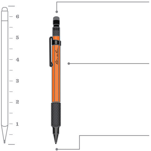 Rite in the Rain Mechanical Pencil Orange