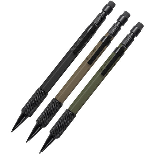 Rite in the Rain Mechanical Pencil 3-Pack: Flat Dark Earth, Black & Olive Drab