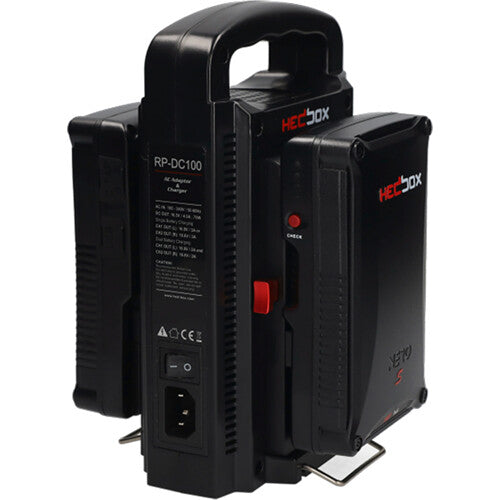 Hedbox PROBANK 2SX 196Wh Power Bank Kit with 2 x NERO SX V-Mount Batteries