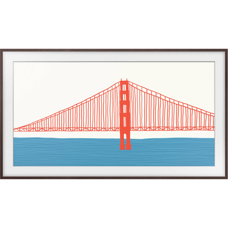 Samsung Customizable Bezel for the 2021 50" The Frame TV (Modern Brown)