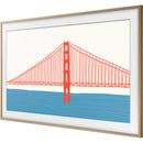 Samsung Customizable Bezel for the 2021 55" The Frame TV (Modern Teak)