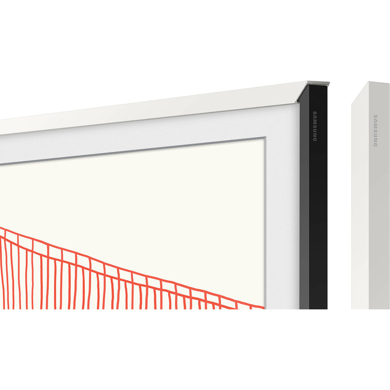 Samsung Customizable Bezel for the 2021 50" The Frame TV (Modern White)