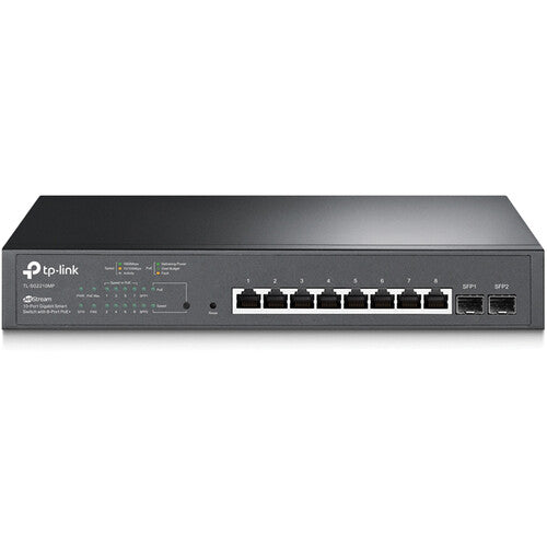 TP-Link Jetstream TL-SG2210MP 10-Port Gigabit PoE+ Compliant Managed Switch with SFP