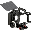 CAME-TV Camera Cage Kit with Follow Focus & Matte Box for Panasonic Lumix DC-S1H