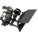 CAME-TV Camera Cage Kit with Follow Focus & Matte Box for Panasonic Lumix DC-S1H