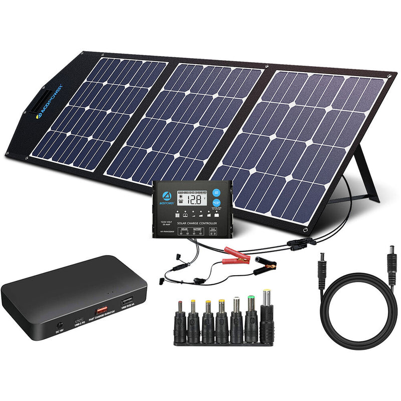 ACOPower LTK 120W Foldable Solar Panel Kit