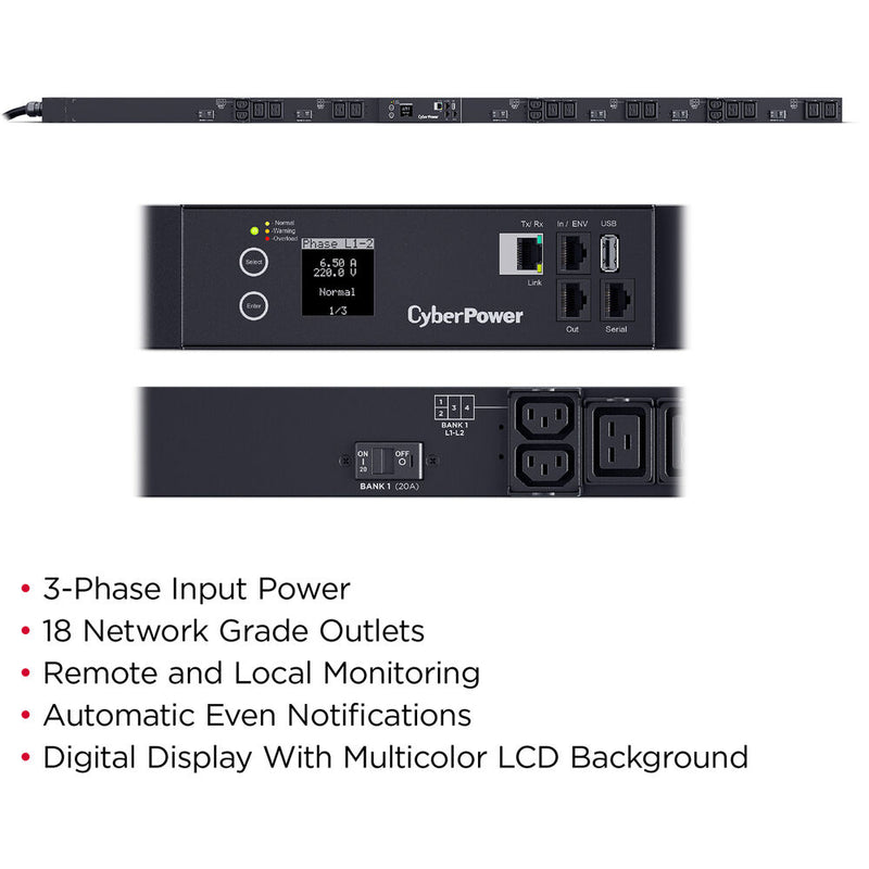 CyberPower PDU33110 Monitored PDU Series