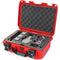 Nanuk 915 Waterproof Hard Case with Insert for DJI Air 2S Fly More Combo (Red)