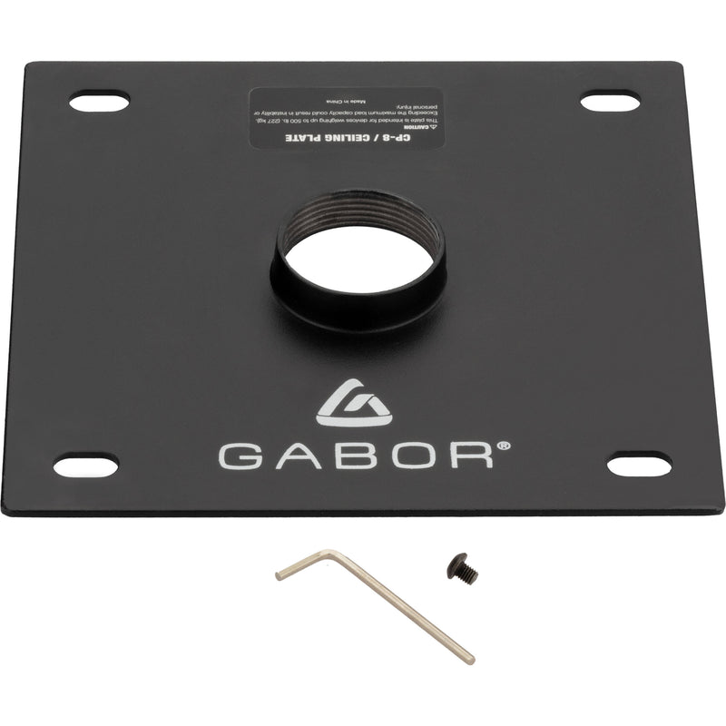 Gabor 8 x 8" Mounting Plate with 1.5" NPT Fitting