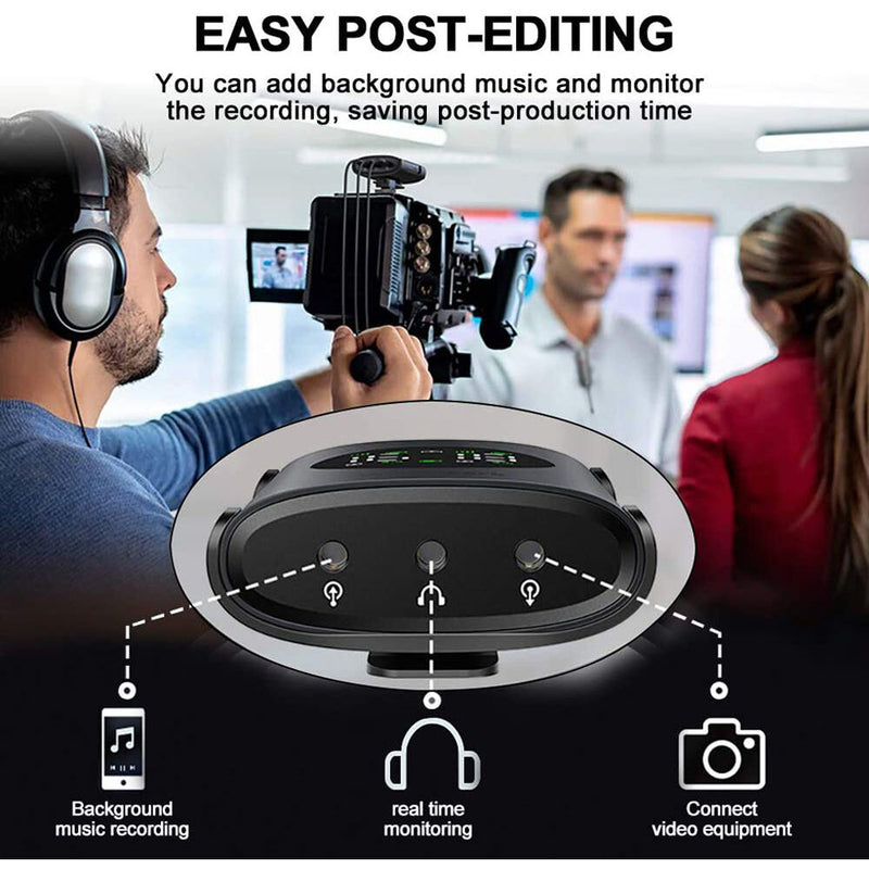 Pixel Voical Lark 2-Person Wireless Microphone System for DSLR Cameras and Smartphones (590 to 610 MHz)