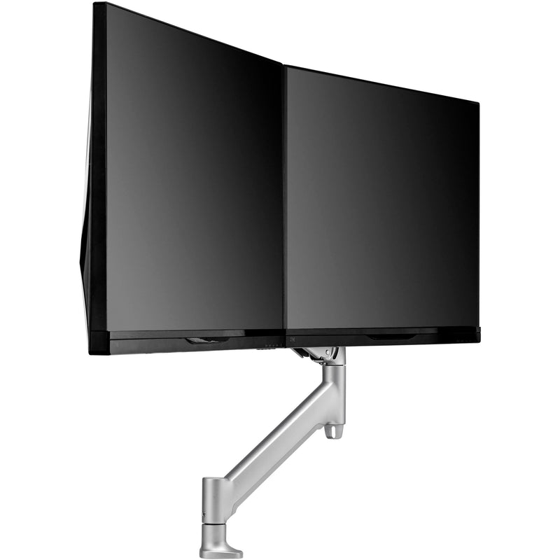 Atdec Dual (Rail) Desk Mount - Flat And Curved Up to 27' Up to 15LB