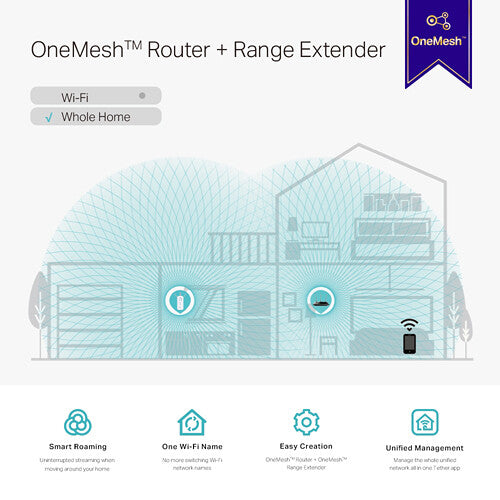 TP-Link RE550 AC1900 Dual-Band Wireless Mesh Wi-Fi Range Extender