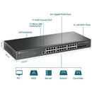 TP-Link JetStream 24-Port Gigabit L2+ Managed Switch with 4 10GE SFP+ Slots