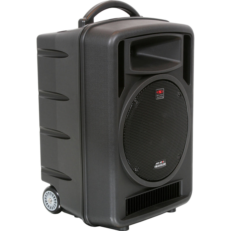 Galaxy Audio TV10 Traveler 10" 150W 2-Way Rechargeable PA System with Bluetooth, Headset Mic & Bodypack Transmitter