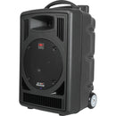 Galaxy Audio TV8 Traveler 8" 120W 2-Way Rechargeable PA System with Bluetooth, CD Player, and Handheld Wireless Mic