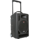 Galaxy Audio TV8 Traveler 8" 120W 2-Way Rechargeable PA System with Bluetooth, CD Player, and Handheld Wireless Mic