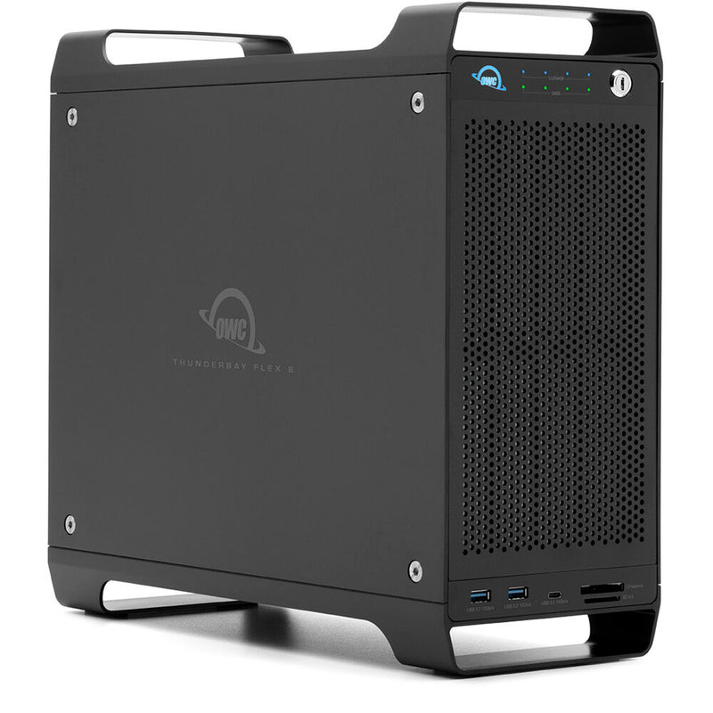 OWC ThunderBay Flex 8 116TB 8-Bay Thunderbolt 3 RAID Array (1 x 4TB SSD, 7 x 16TB HDDs)