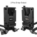 CAME-TV Mini V-Mount Plate with Two D-Tap Outputs