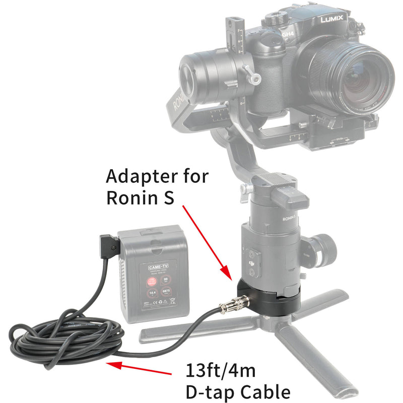 CAME-TV Base Adapter with D-Tap for DJI Ronin-S Gimbal
