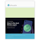 Silhouette Printable Glow-in-the-Dark Sticker Paper (8.5 x 11", 2 Sheets)