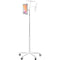 CTA Digital Heavy-Duty Security Gooseneck Floor Stand for 7-13" Tablets (White)