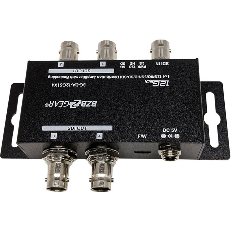 BZBGear 12G-SDI 1x4 Splitter/Distribution Amplifier