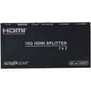 BZBGear 1x2 UHD 4K60 HDMI Splitter/Downscaler with Audio De-Embedding