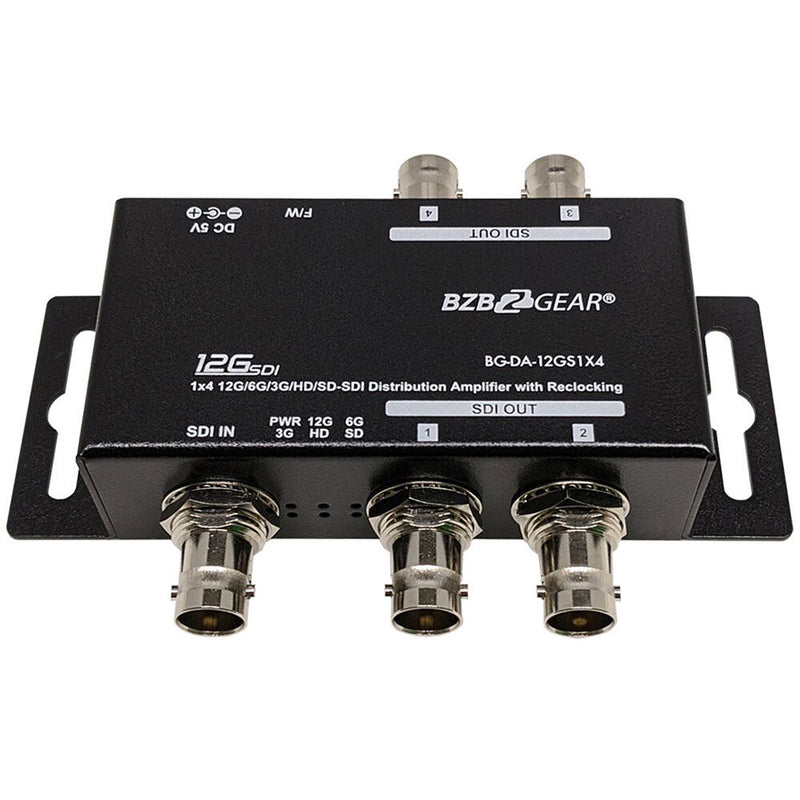 BZBGear 12G-SDI 1x4 Splitter/Distribution Amplifier