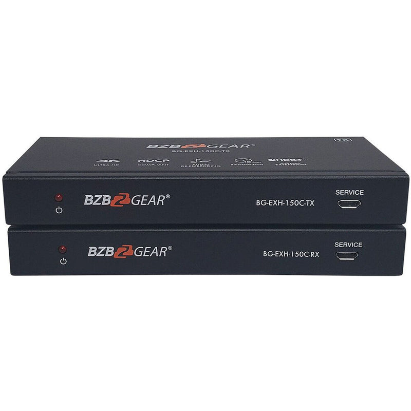 BZBGear 4K 18Gbps HDMI HDBaseT Extender with Bi-Directional IR RS-232 and CEC (Up to 492')