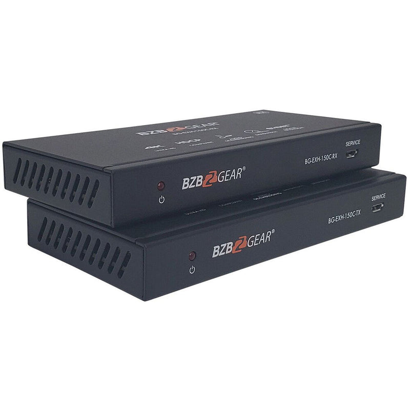 BZBGear 4K 18Gbps HDMI HDBaseT Extender with Bi-Directional IR RS-232 and CEC (Up to 492')
