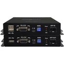 BZBGear 4K HDMI USB KVM Extender Kit over Fiber with HDR, 2-Way IR & RS-232