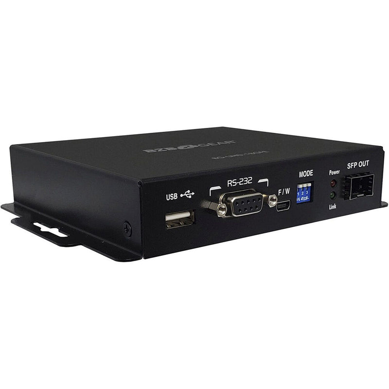 BZBGear 4K HDMI USB KVM Extender Kit over Fiber with HDR, 2-Way IR & RS-232