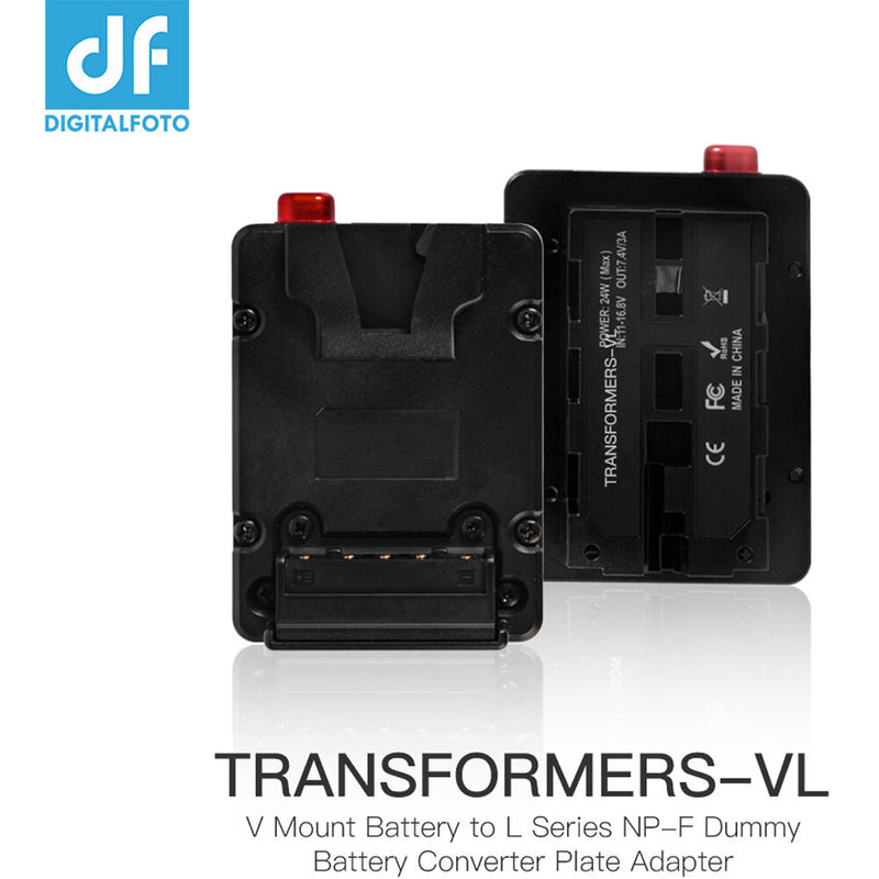 DigitalFoto Solution Limited V-Mount to L-Series Dummy Battery Plate Adapter