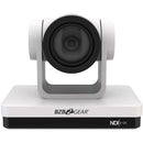 BZBGear Universal NDI/HDMI/SDI/USB Live Streaming PTZ Camera with 12x Zoom (White)
