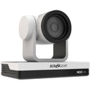 BZBGear Universal NDI/HDMI/SDI/USB Live Streaming PTZ Camera with 30x Zoom (White)