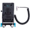 IndiPRO Tools V-Mount Battery Plate with 15mm Rod Mount for RED KOMODO (Dual D-Tap Outputs)