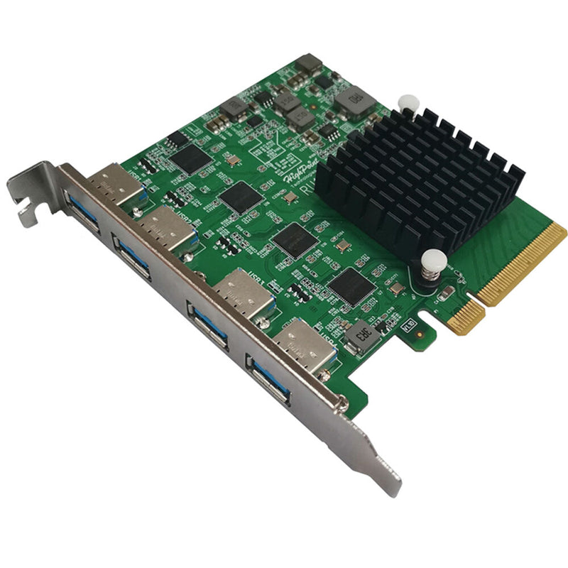 HighPoint Rocketu 1244A 4-Port USB 3.2 PCIe 3.0 x8 Controller Card