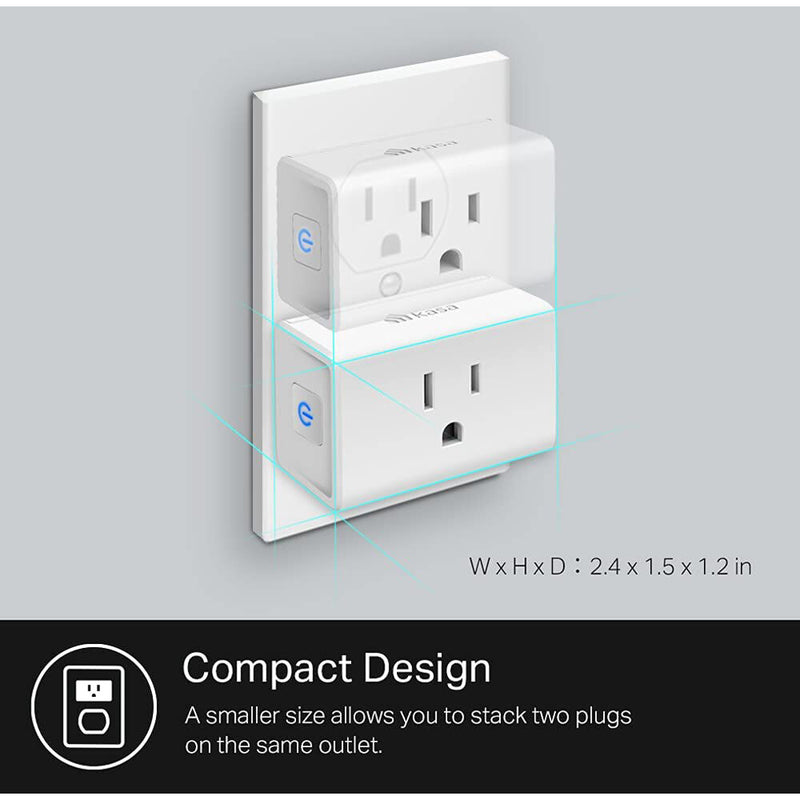 TP-Link EP10 Kasa Smart Wi-Fi Plug Mini (4-Pack)