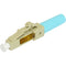 TechLogix Networx ECOConnector Multimode Zip-Cord LC Fiber Optic Connector (UPC, 50-Pack, Aqua)
