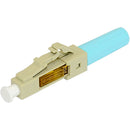 TechLogix Networx ECOConnector Multimode Distribution LC Fiber Optic Connector (UPC, 100-Pack, Aqua)