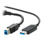 Vaddio USB 3.0 Type-B to Type-A Male Active Optical Cable (65.6')